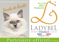 Affichette ladybel partenaire officiel ragdoll